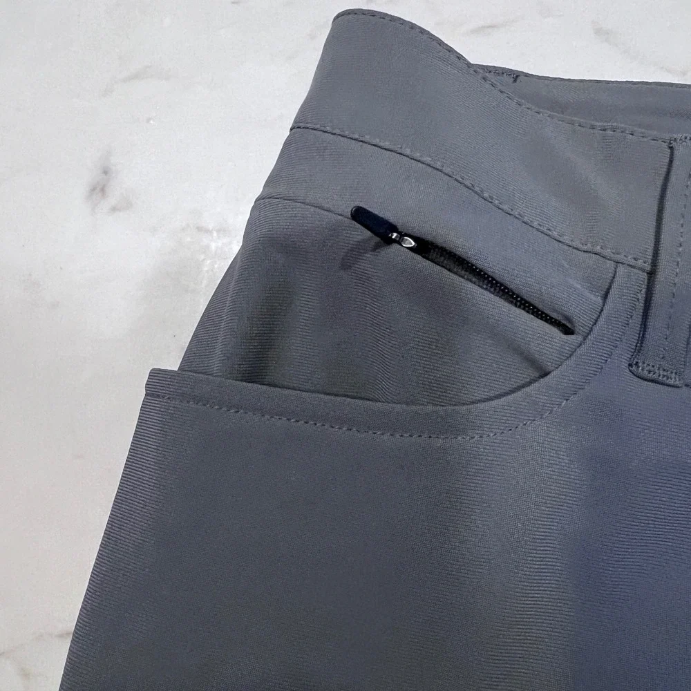 All in Motion Men Golf Pants Gray Flat Front Stretch‎ Performance 34x34 NWT